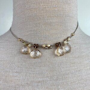 Floating Beads Necklace Wire 16"